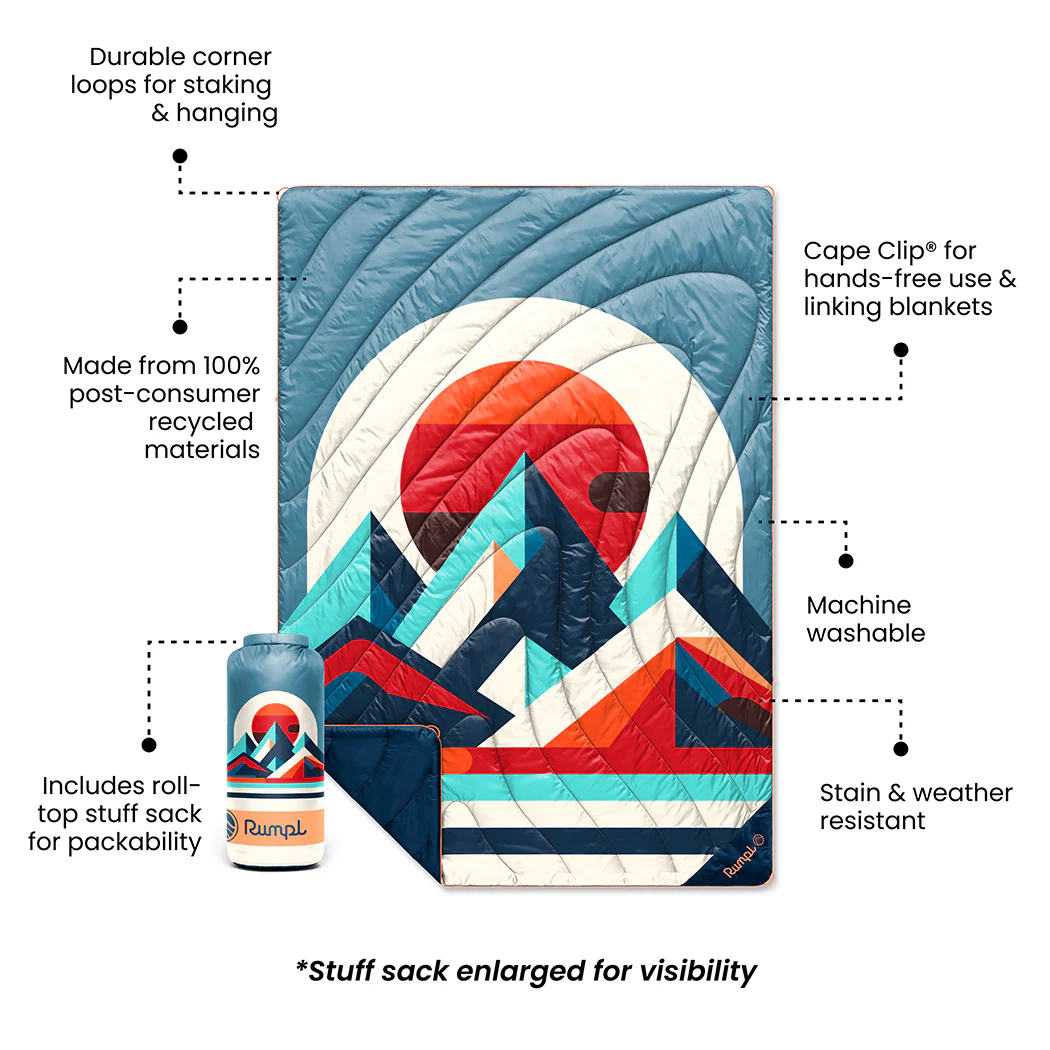 Original Puffy Blanket - Radiant Peak Eclipse - Image 3
