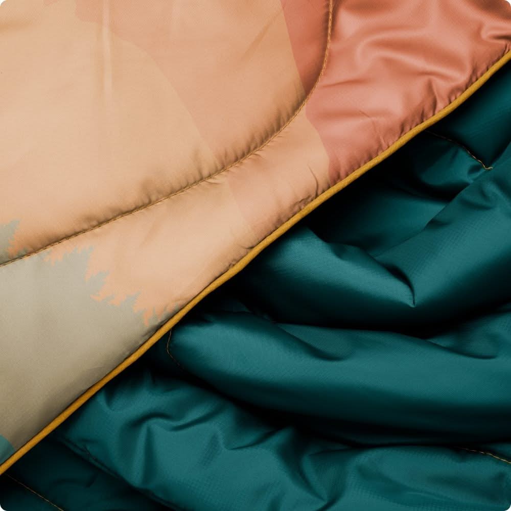 Original Puffy Blanket - Rocky Mountain Sunset Fade - Image 4