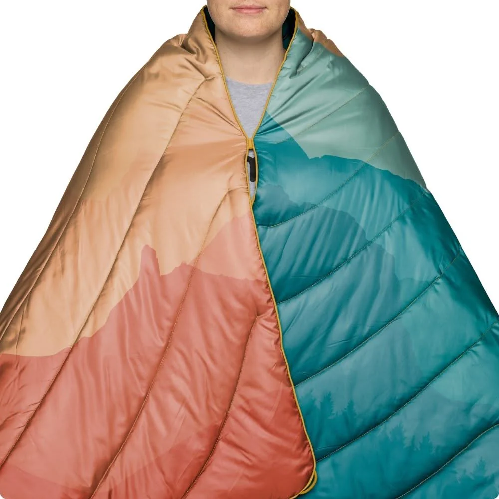 Original Puffy Blanket - Rocky Mountain Sunset Fade - Image 8