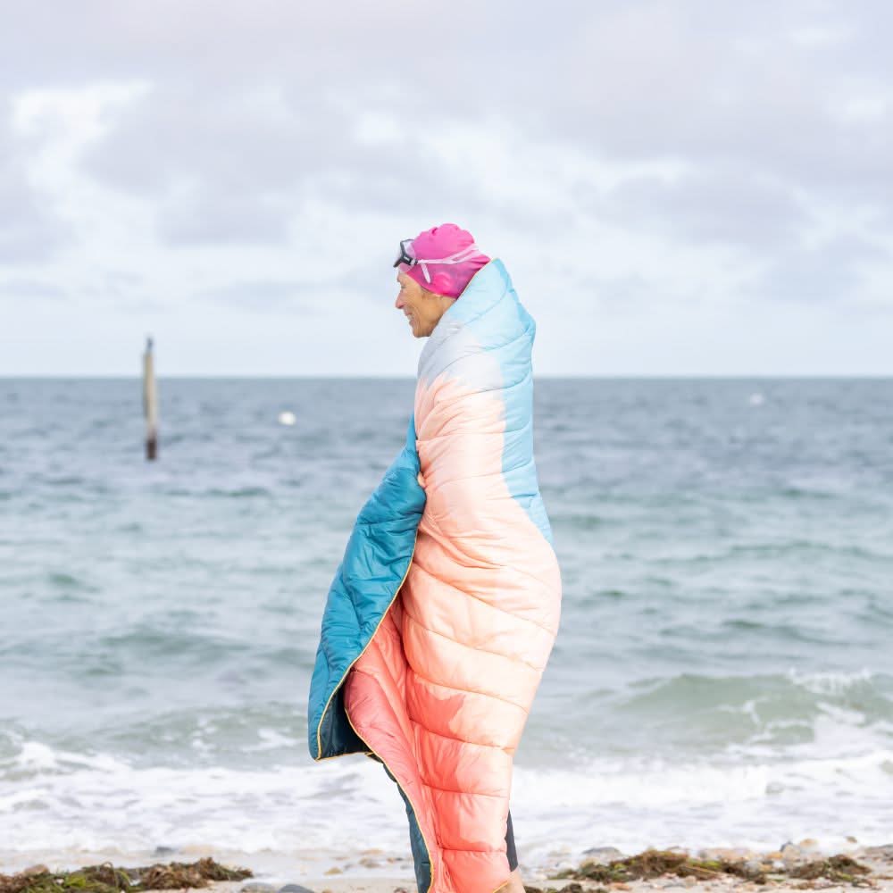 Original Puffy Blanket - Rocky Mountain Sunset Fade - Image 10