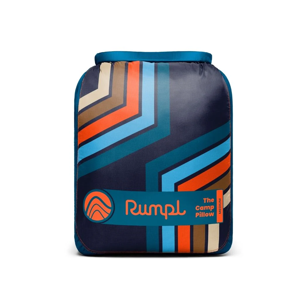 The Camp Pillow - Midnight Retro Stripes - Image 4